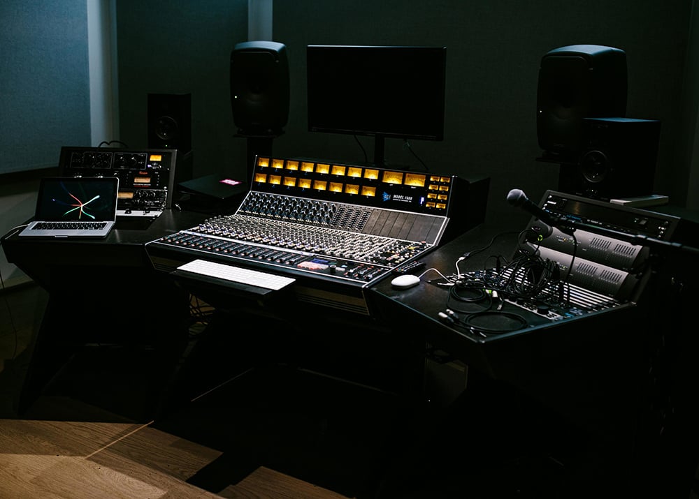 API 1608 mixing desk at dBs Institute Bristol campus