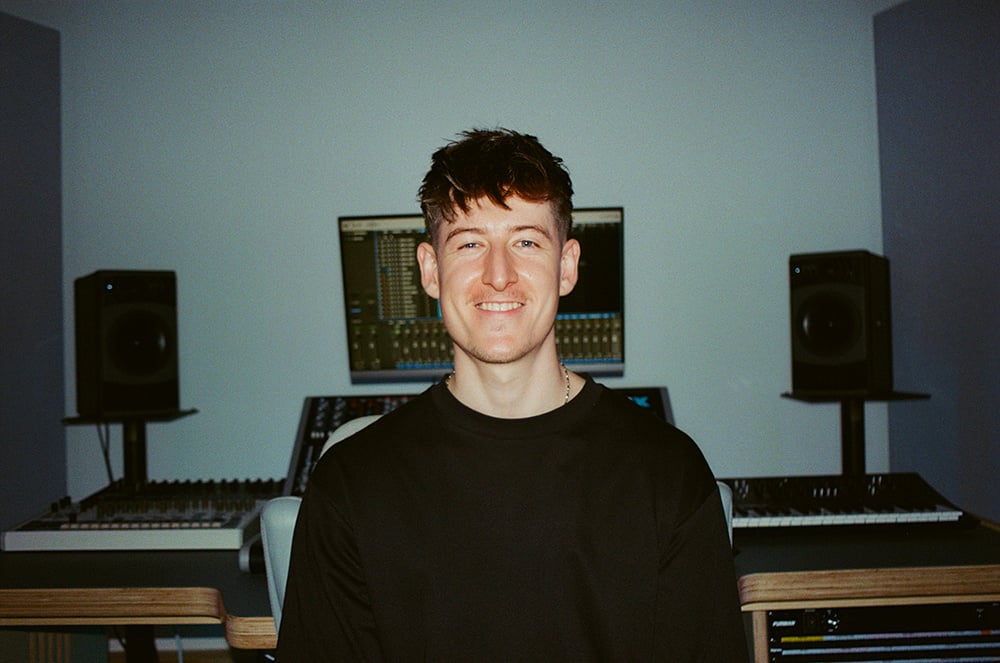 Alex Stagg in the API studio at dBs Manchester