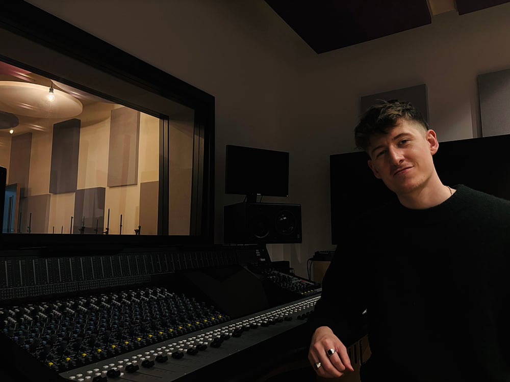 Alex Stagg in the Neve Suite at dBs Manchester