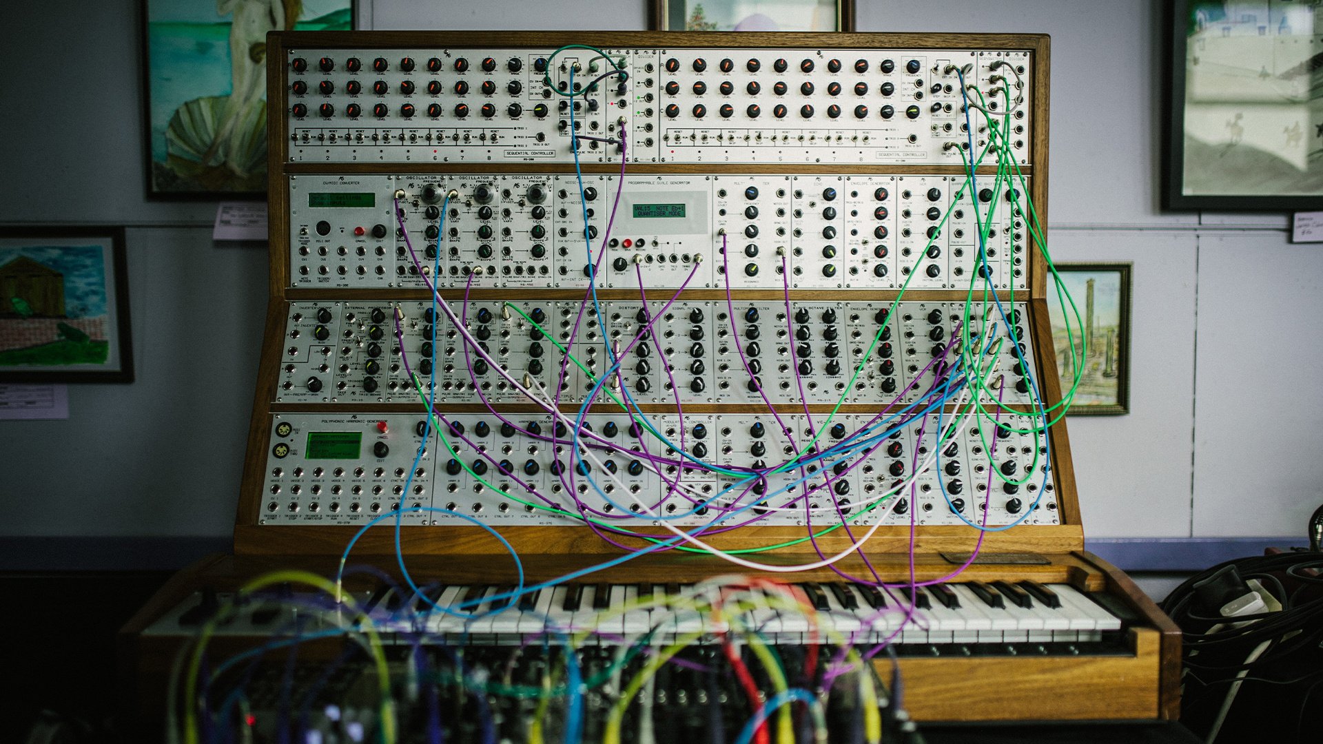 Antique synth at dBs Institute Plymouth campus