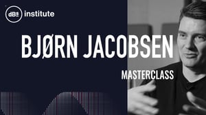 A photo taken from our interview with Bjørn Jacobsen before his masterclass