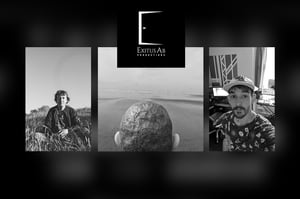 A three panel image showcasing Exitus AB Productions