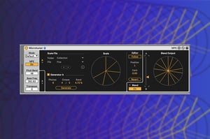 A screenshot of the user interface of Ableton's Microtuner plugin