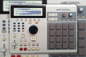 A screenshot of the vMPC2000XL UI