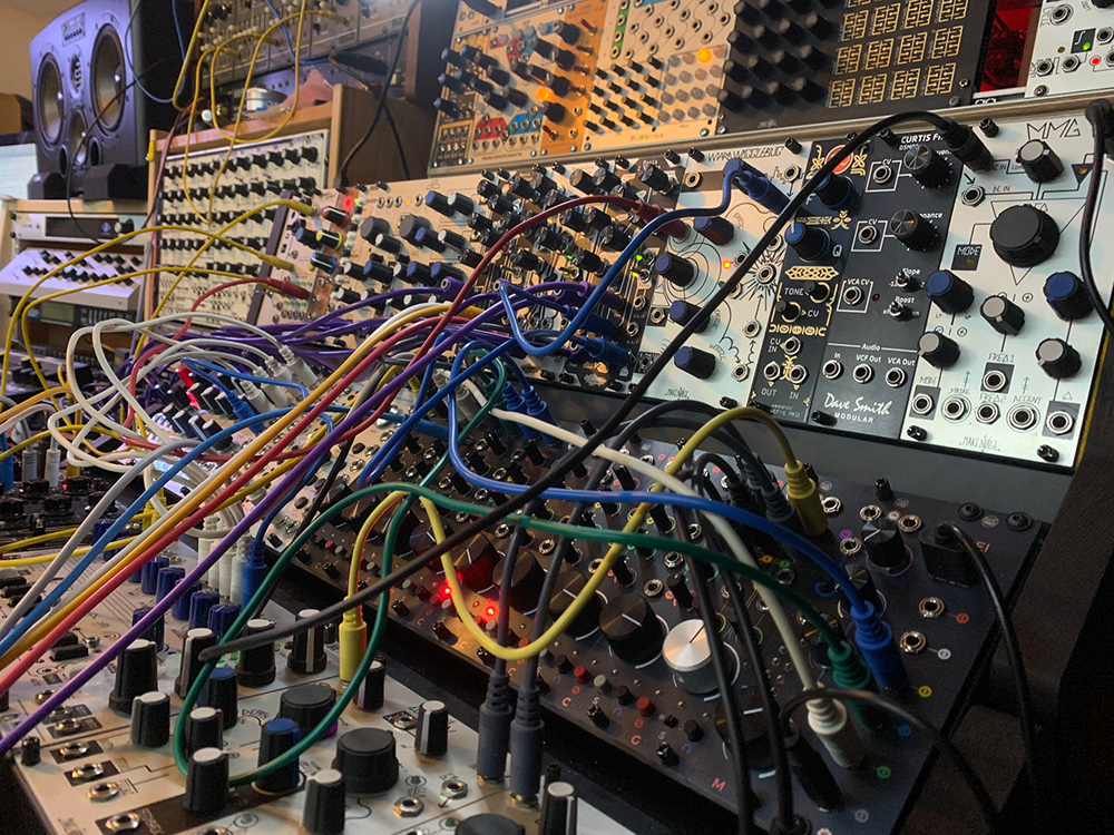 Modular synthesiser for producing out of the box at dBs Insitute