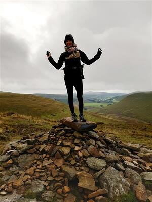 Natalia Mamcarczyk out hiking