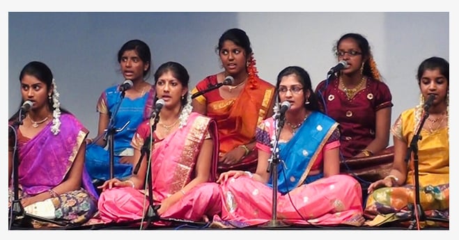 dBs student Regina is trained in Carnatic vocal music