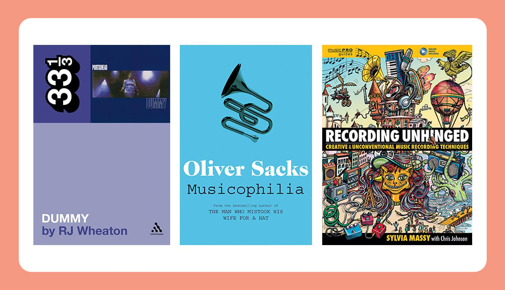 Three music interest book covers from RJ Wheaton, Oliver Sacks and Sylvia Massy