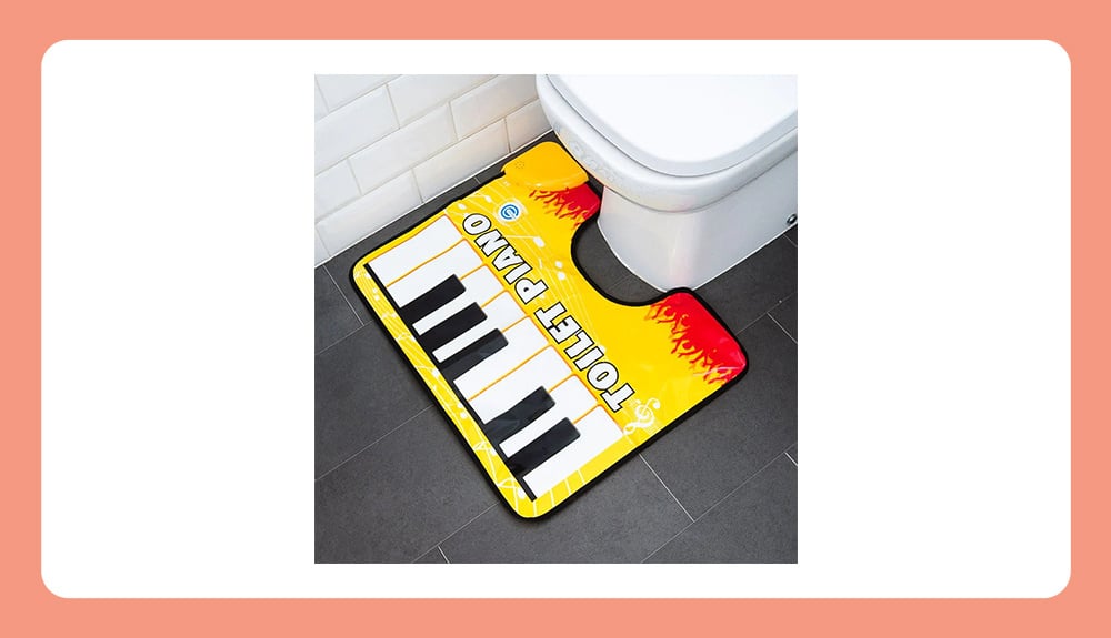 The Toilet Piano Mat by Firebox