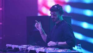 Tom Westerholm DJing live